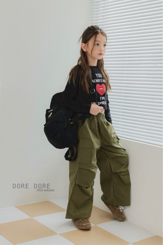 Dore Dore - Korean Children Fashion - #fashionkids - Pleated Cargo Pants - 11