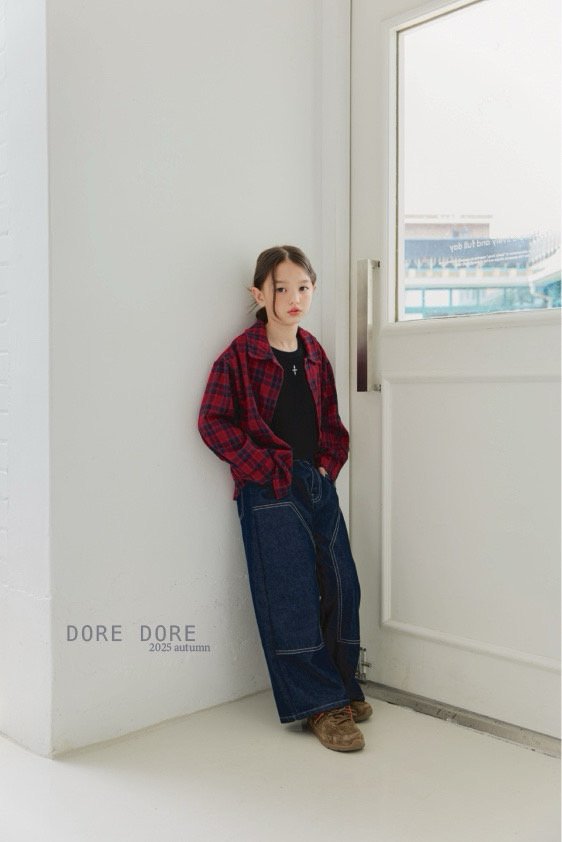 Dore Dore - Korean Children Fashion - #fashionkids - AOD Check Shirt - 11