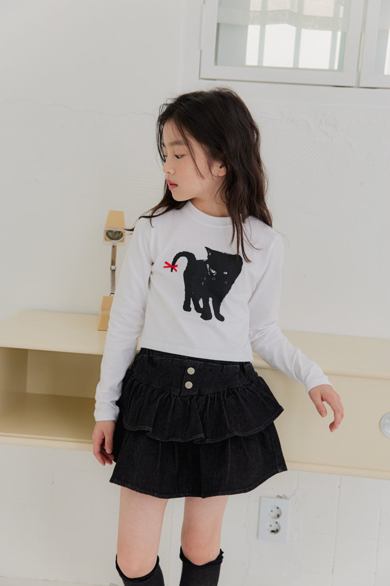 Dore Dore - Korean Children Fashion - #fashionkids - Span Tiered Skirt Pants - 8