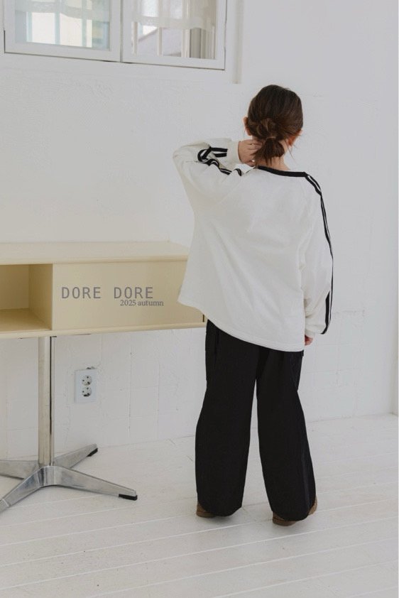 Dore Dore - Korean Children Fashion - #kidsshorts - Tape Raglan Tee - 11