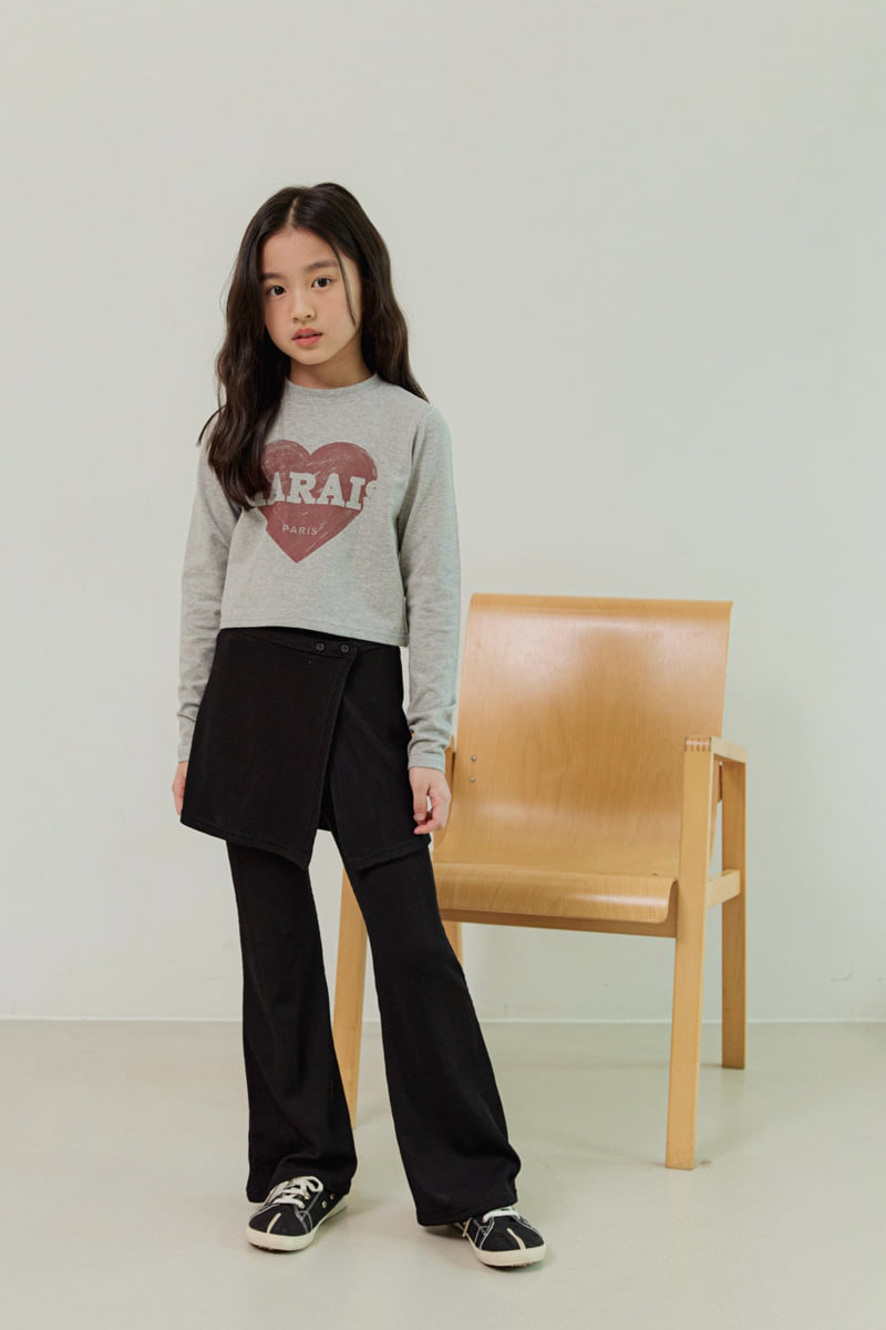 Dore Dore - Korean Children Fashion - #littlefashionista - Layered Skirt Jegging Set - 10