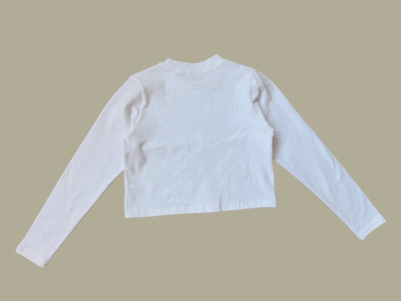 Dore Dore - Korean Children Fashion - #littlefashionista - I Love Crop Tee - 6