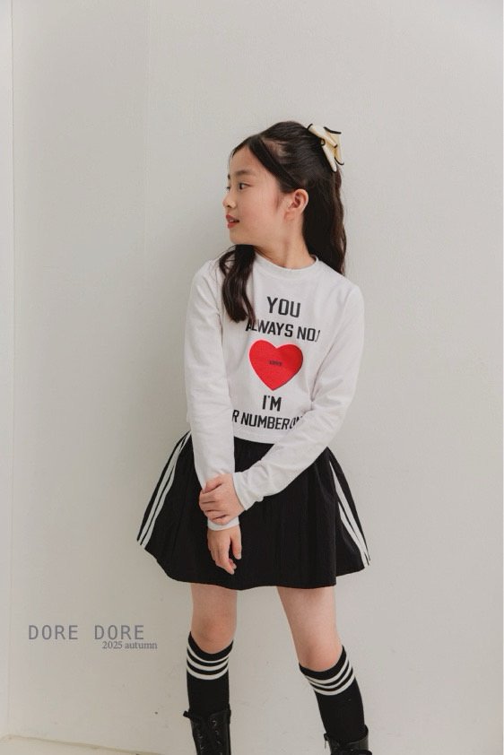 Dore Dore - Korean Children Fashion - #magicofchildhood - Number One Crop Tee - 7