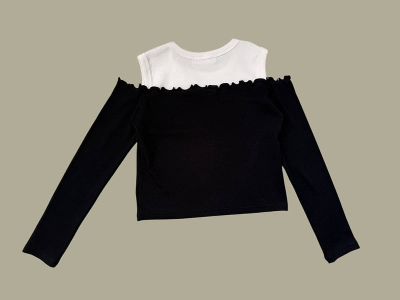 Dore Dore - Korean Children Fashion - #magicofchildhood - Long Sleeve Off-Shoulder Tee - 6