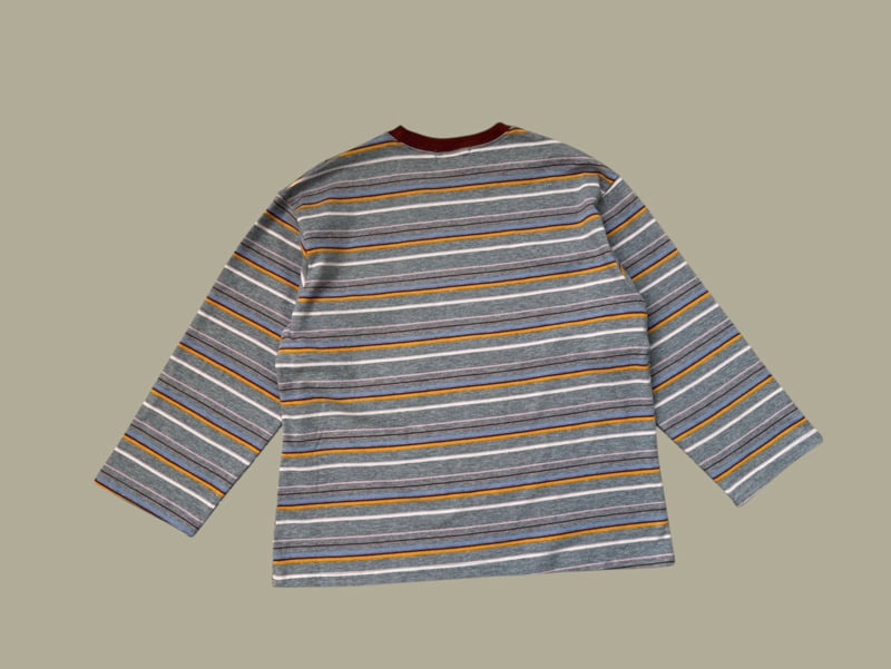 Dore Dore - Korean Children Fashion - #littlefashionista - Pocket Stripe Tee - 4