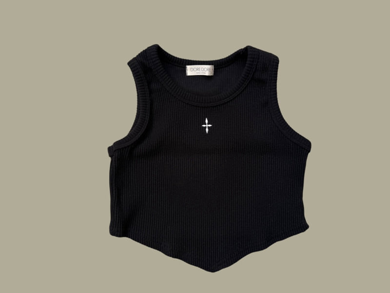 Dore Dore - Korean Children Fashion - #magicofchildhood - Chrome V-Neck Sleeveless - 3