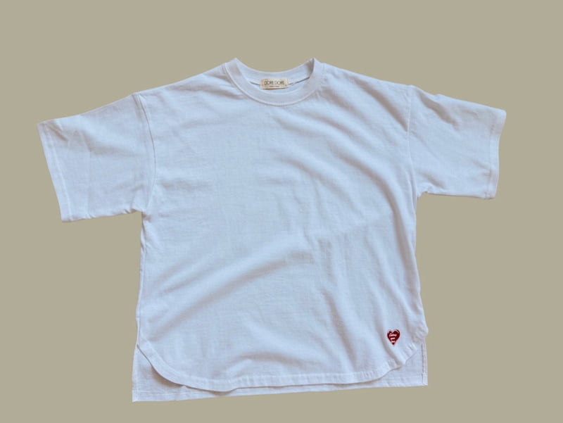 Dore Dore - Korean Children Fashion - #minifashionista - Heart Layered Tee - 3