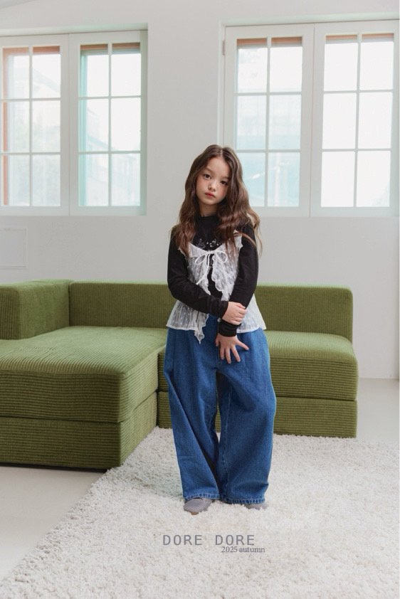 Dore Dore - Korean Children Fashion - #minifashionista - Lace Bustier - 11