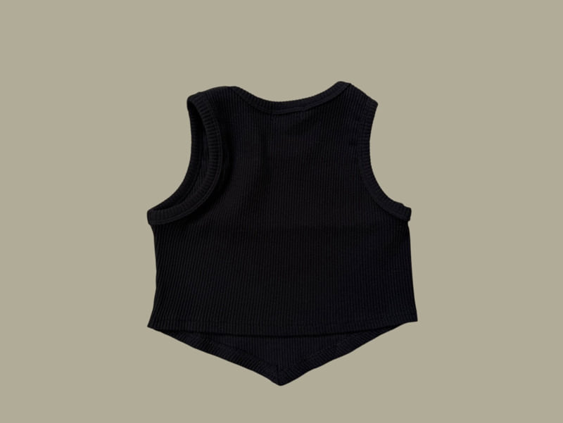 Dore Dore - Korean Children Fashion - #magicofchildhood - Chrome V-Neck Sleeveless - 4