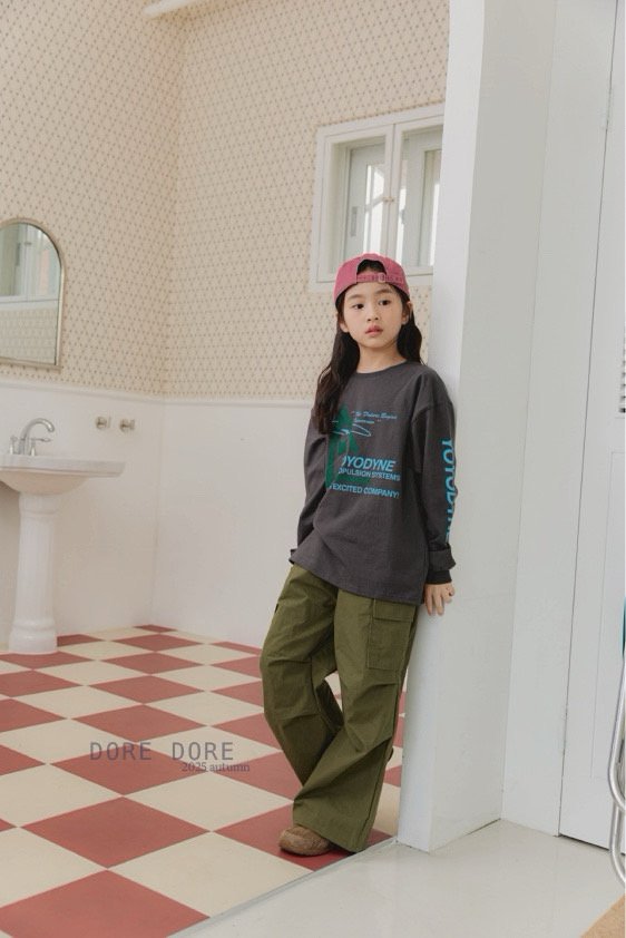 Dore Dore - Korean Children Fashion - #prettylittlegirls - YoYo Sleeve Print Tee - 8