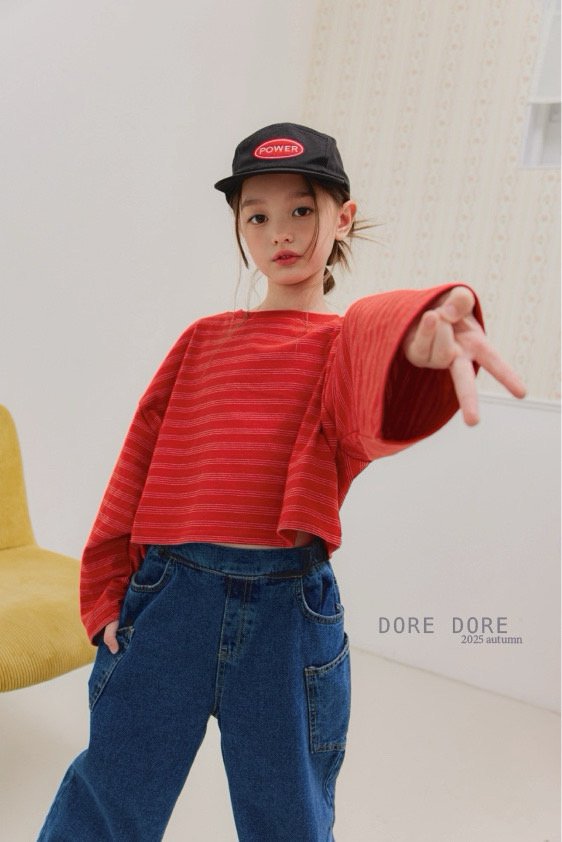 Dore Dore - Korean Children Fashion - #stylishchildhood - Back Pocket Denim Pants - 11