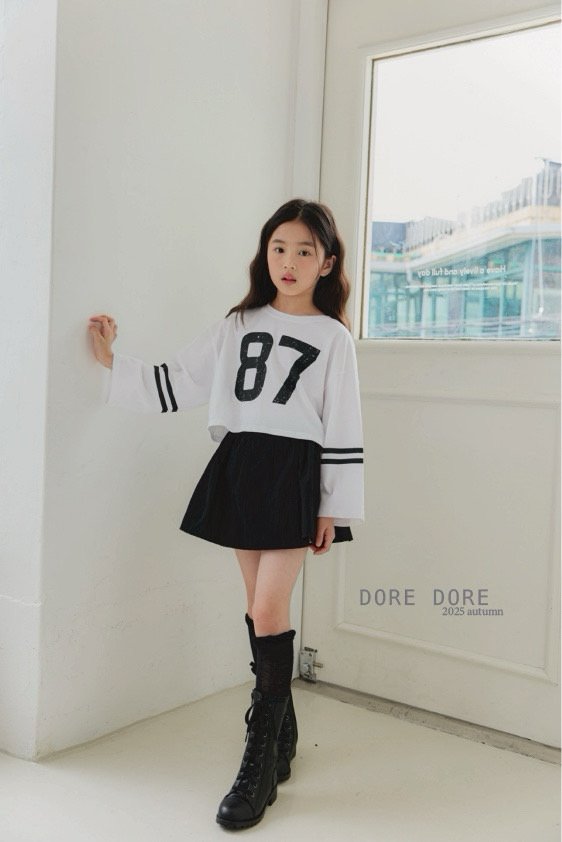 Tape Pleated Skirt Pants by Dore Dore for Child - view 7