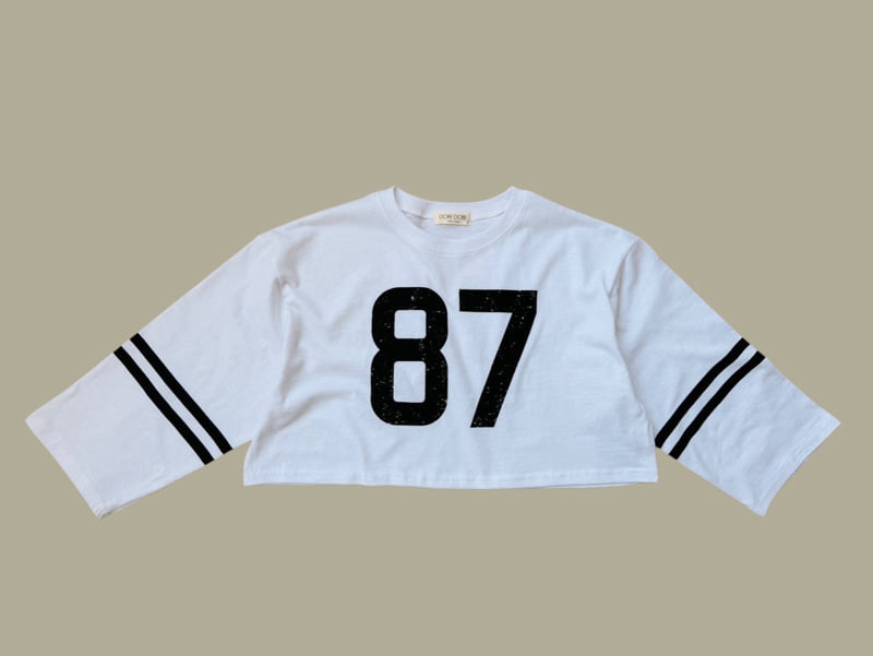 Dore Dore - Korean Children Fashion - #stylishchildhood - Double Stripe 87 Crop Tee - 3