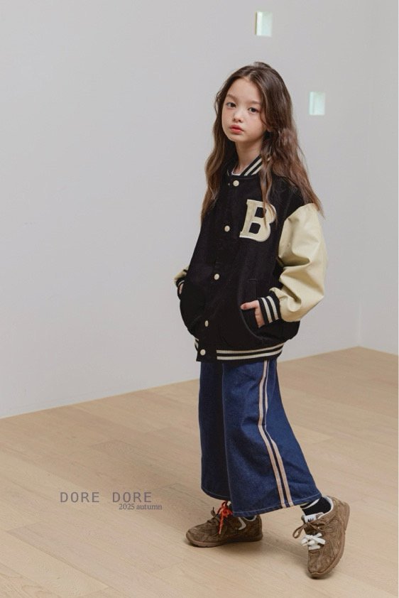 Dore Dore - Korean Children Fashion - #stylishchildhood - B Oversized Baseball Jumper - 10