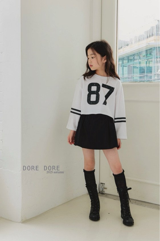 Tape Pleated Skirt Pants by Dore Dore for Child - view 5