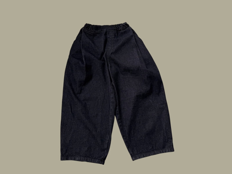 Dore Dore - Korean Children Fashion - #toddlerclothing - Front Pleat Balloon Denim Pants - 5