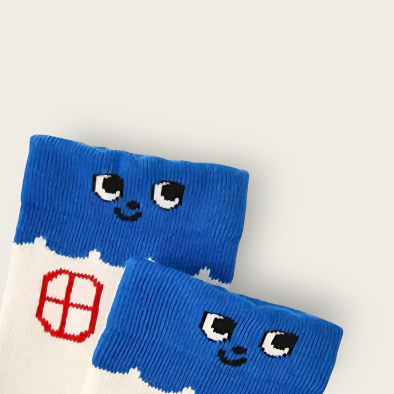 Dudie - Korean Children Fashion - #Kfashion4kids - Blue House Set (set of 4) - 8
