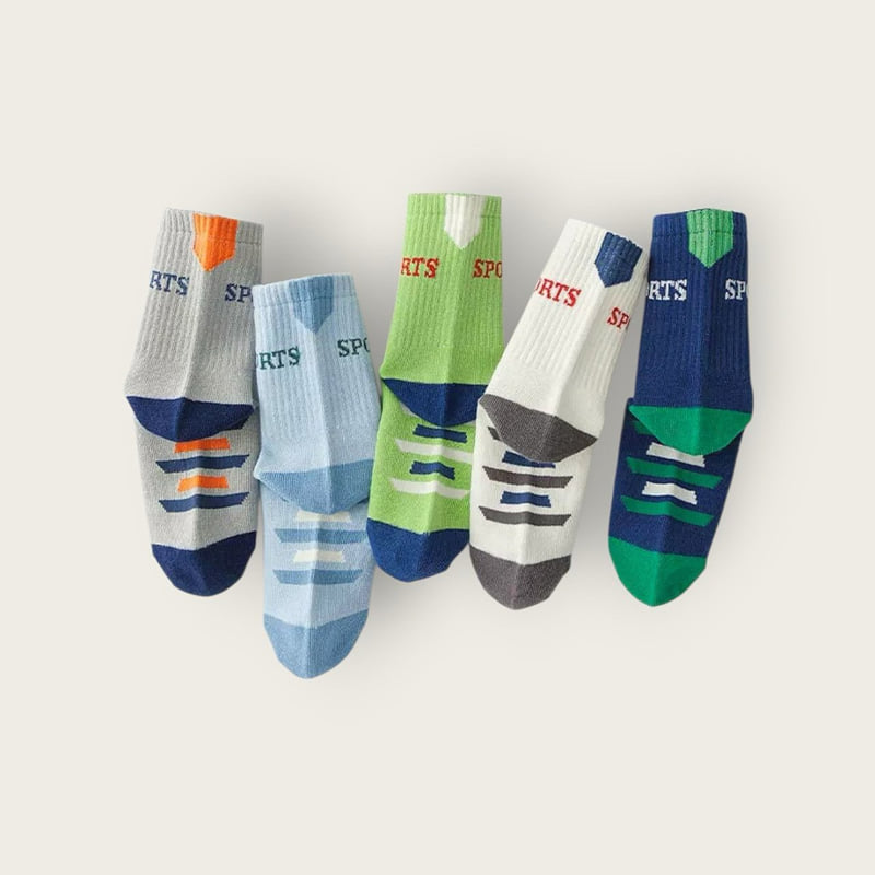 Dudie - Korean Children Fashion - #Kfashion4kids - Just Sports Set (set of 5) - 12