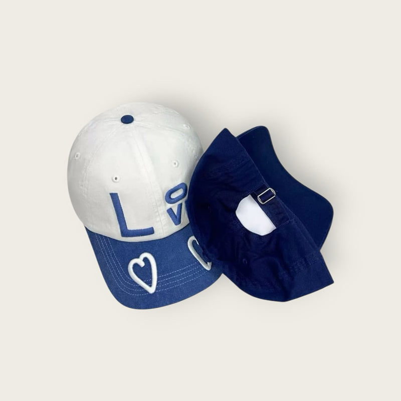 Dudie - Korean Children Fashion - #Kfashion4kids - Love Embroidery Cap - 5