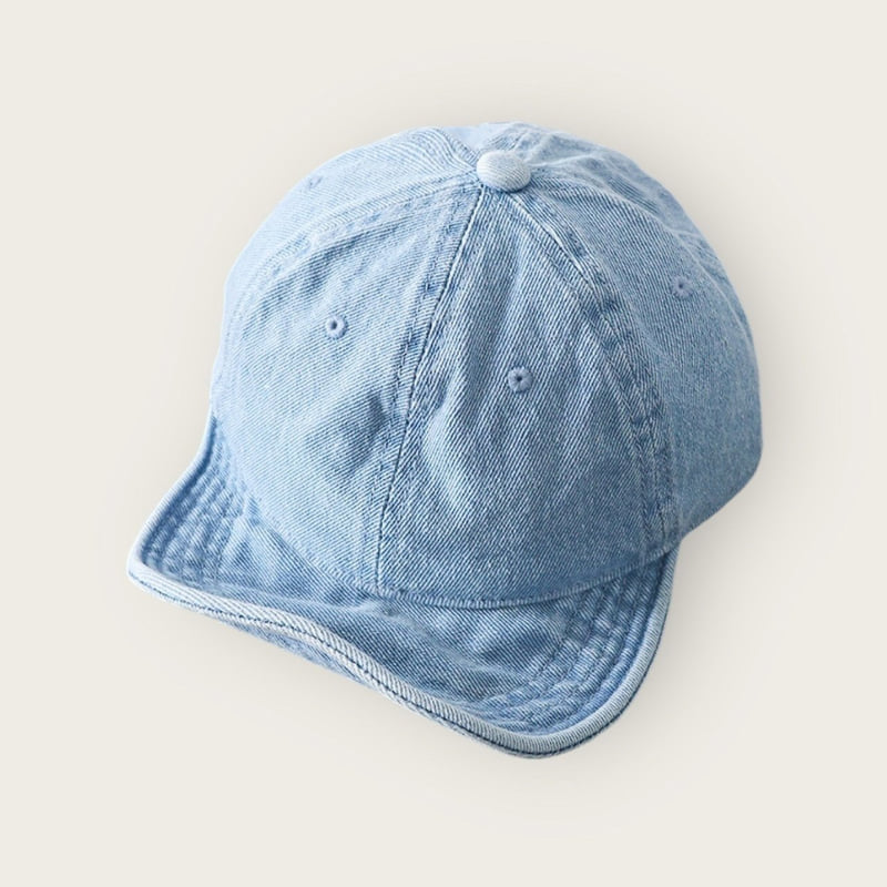 Dudie - Korean Children Fashion - #Kfashion4kids - Denim Short Cap - 8