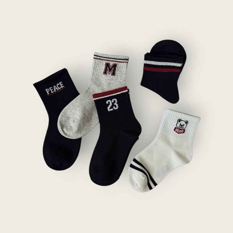 Dudie - Korean Children Fashion - #Kfashion4kids - M235 Set - 5