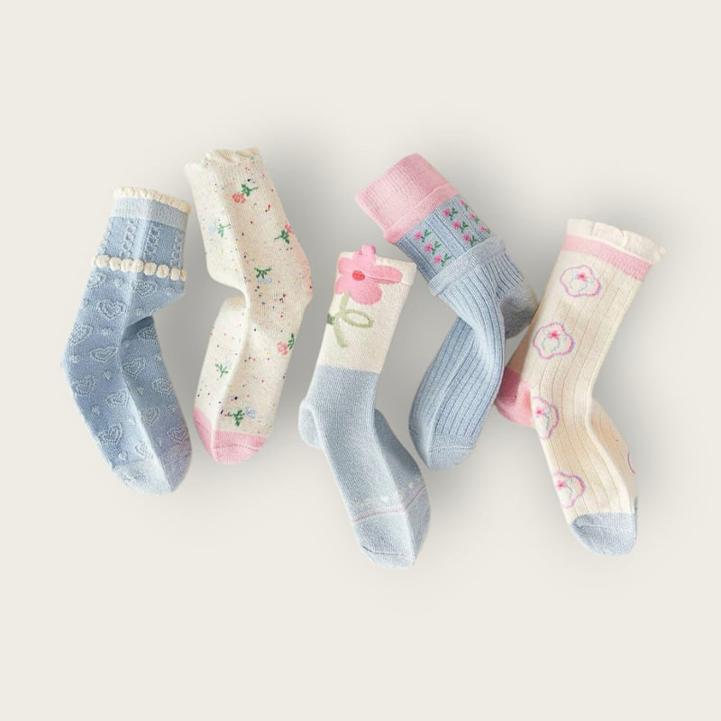 Dudie - Korean Children Fashion - #childofig - Scuffle Set (set of 5) - 2