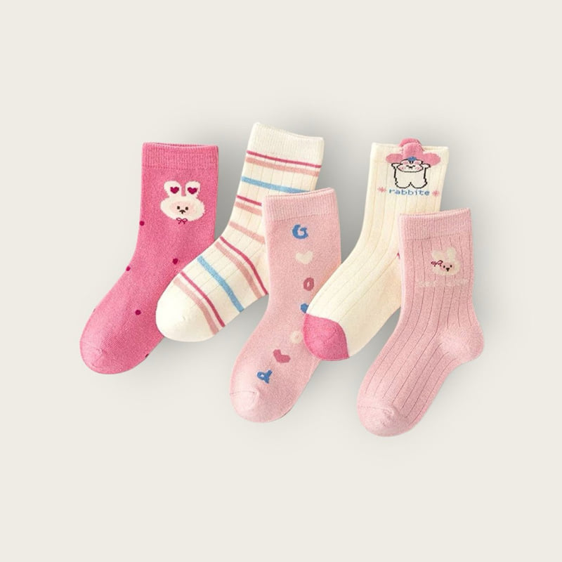Dudie - Korean Children Fashion - #childofig - G Heart Set (set of 5) - 12