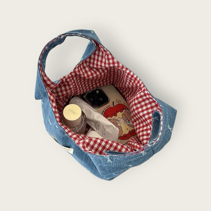 Dudie - Korean Children Fashion - #childofig - Jean Tote Bag - 8