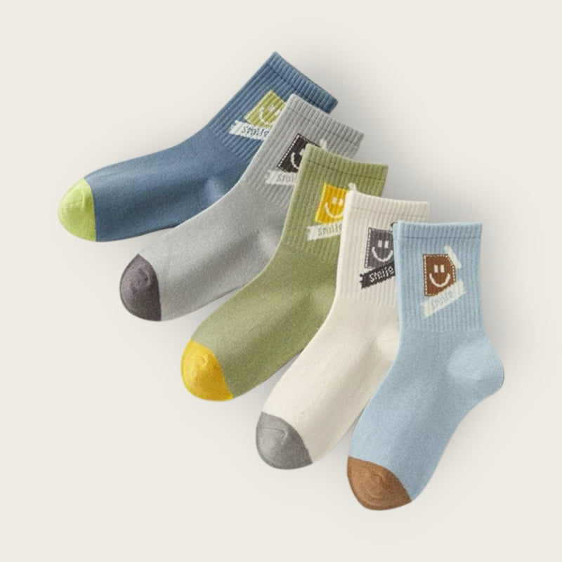 Dudie - Korean Children Fashion - #childofig - Hoho Smile Set (set of 5) - 2