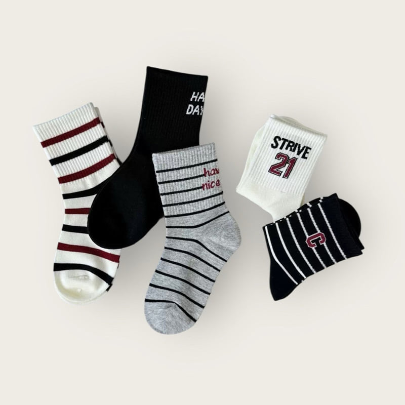 Dudie - Korean Children Fashion - #childofig - 21C Set (set of 5) - 7