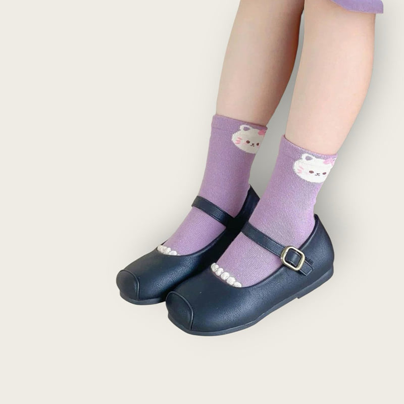 Dudie - Korean Children Fashion - #childrensboutique - Purple Heart Set (set of 5) - 8
