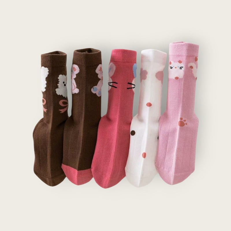 Dudie - Korean Children Fashion - #childrensboutique - Cloud Set (set of 5) - 2