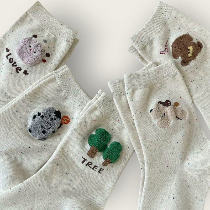 Dudie - Korean Children Fashion - #childrensboutique - Boca Tree Set With Mom (set of 5) - 8