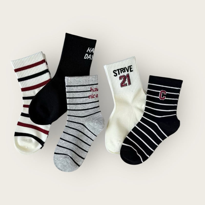 Dudie - Korean Children Fashion - #childrensboutique - 21C Set (set of 5) - 9