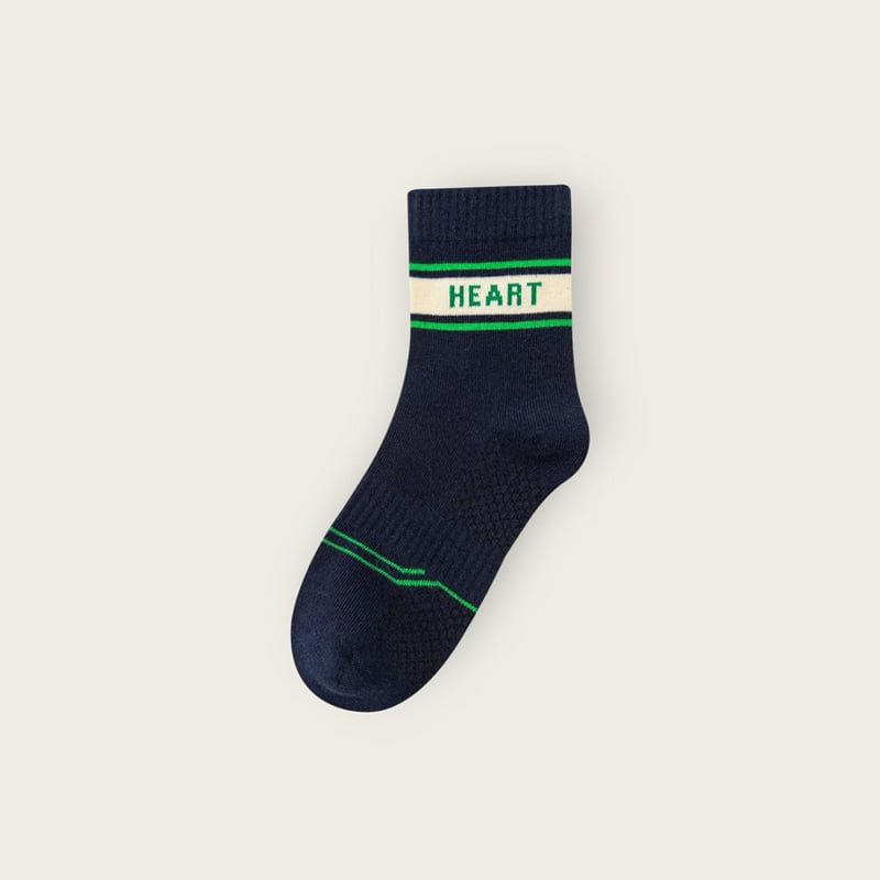 Dudie - Korean Children Fashion - #childofig - Heart Sports Set (set of 5) - 4
