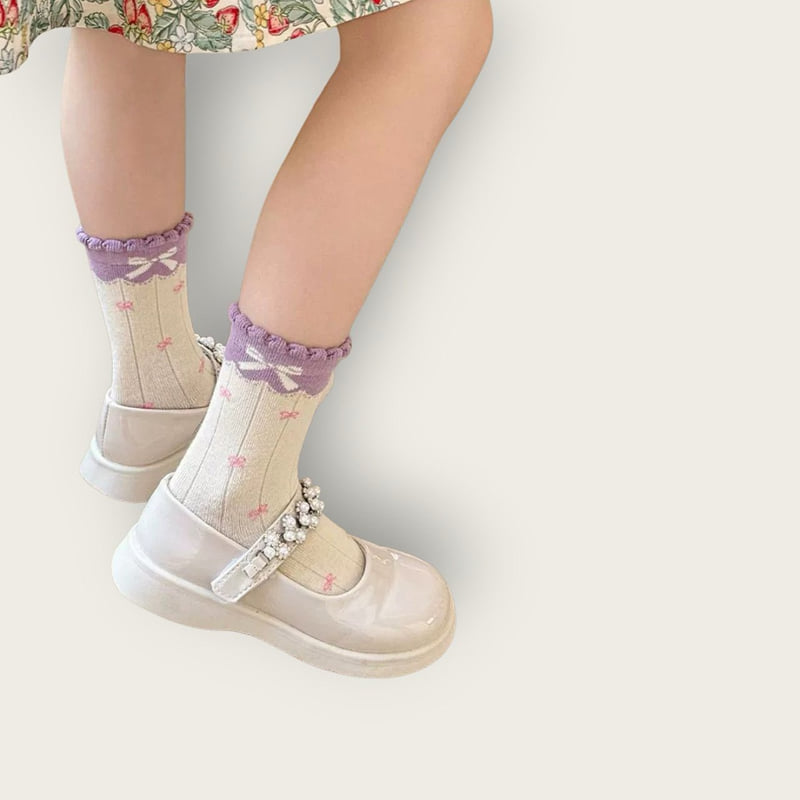 Dudie - Korean Children Fashion - #designkidswear - Purple Heart Set (set of 5) - 9