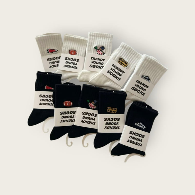 Dudie - Korean Children Fashion - #designkidswear - Sporty (set of 5) - 12