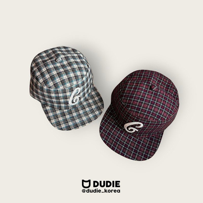 Dudie - Korean Children Fashion - #designkidswear - G-Check Cap