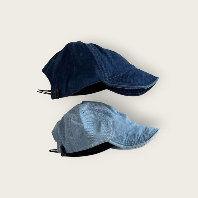 Dudie - Korean Children Fashion - #designkidswear - Denim Short Cap - 2