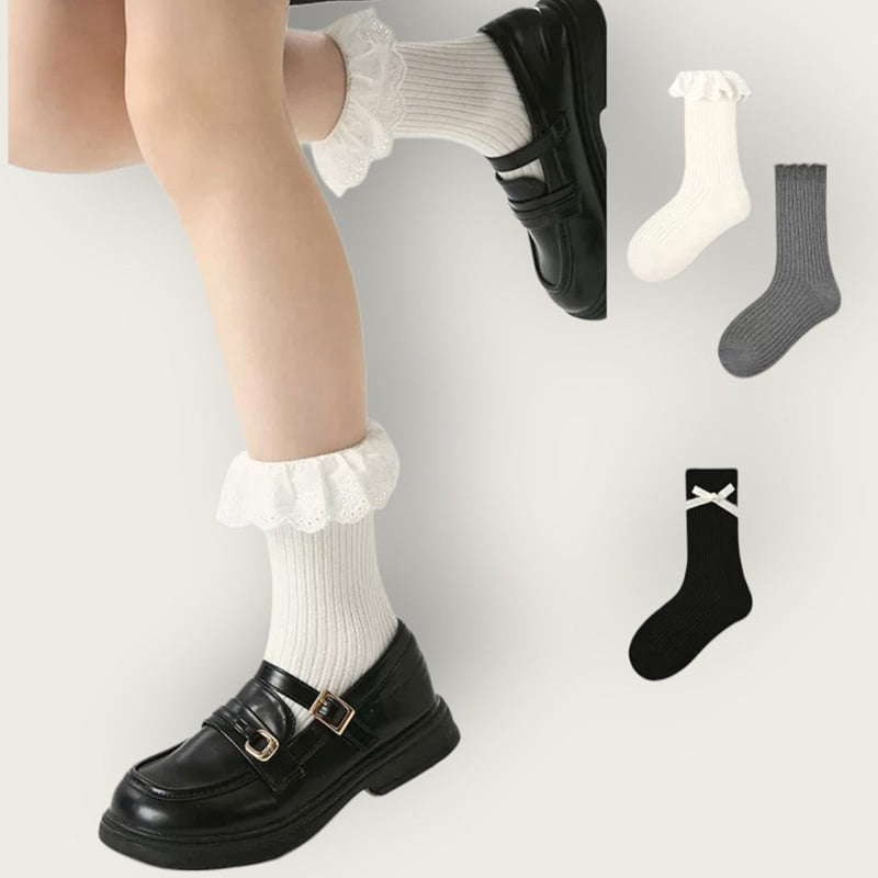 Dudie - Korean Children Fashion - #discoveringself - Frill Ribbon Set (set of 3) - 5