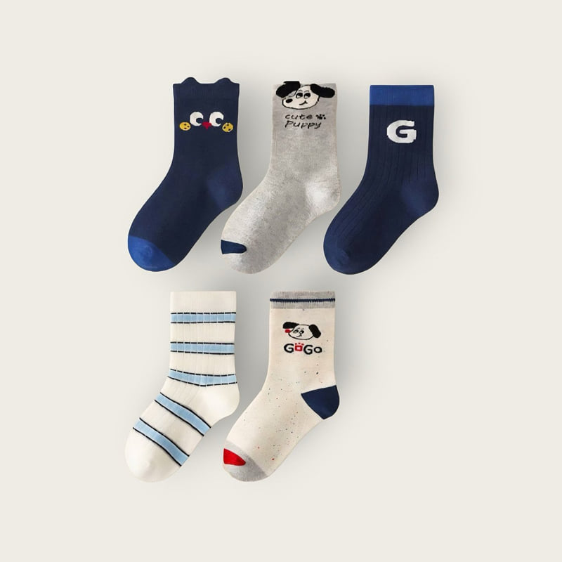 Dudie - Korean Children Fashion - #discoveringself - GoGo G Set (set of 5) - 3