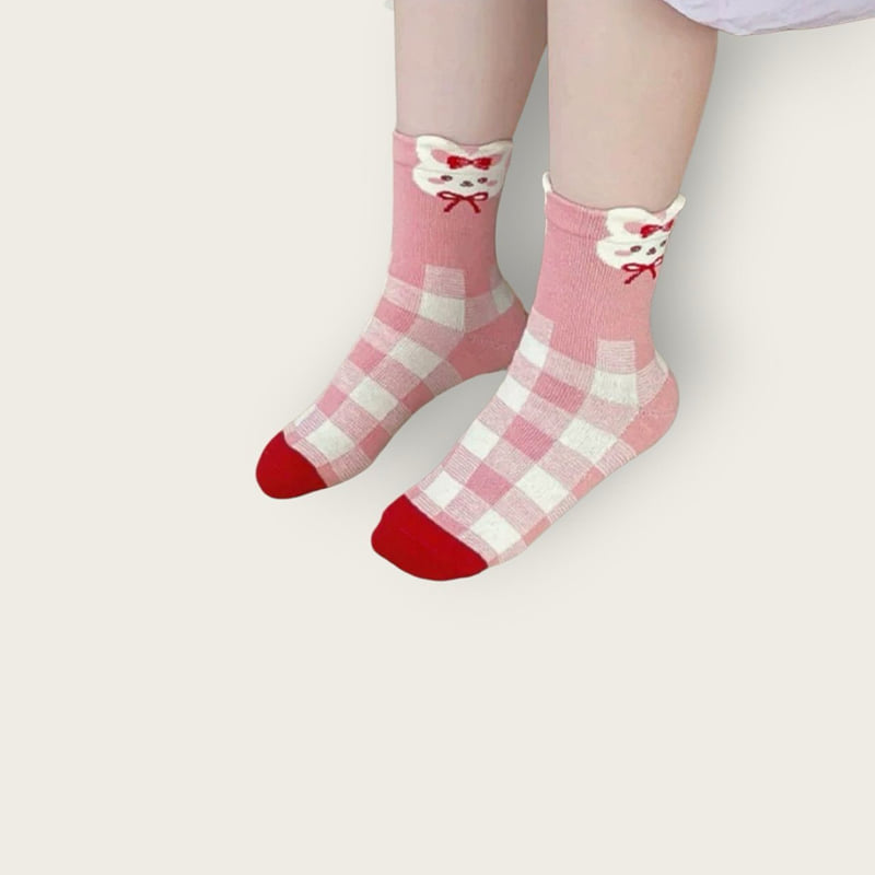 Dudie - Korean Children Fashion - #discoveringself - Cherry Bunny Set (set of 5) - 9
