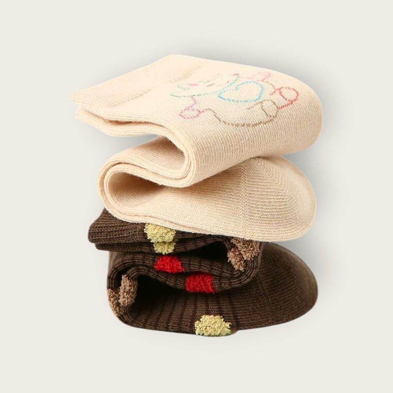 Dudie - Korean Children Fashion - #fashionkids - Color Rabbit Set (set of 3) - 2
