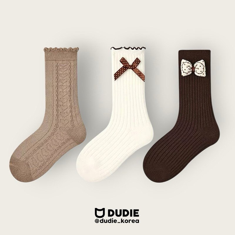 Dudie - Korean Children Fashion - #fashionkids - Heart Ribbon Set (set of 3)