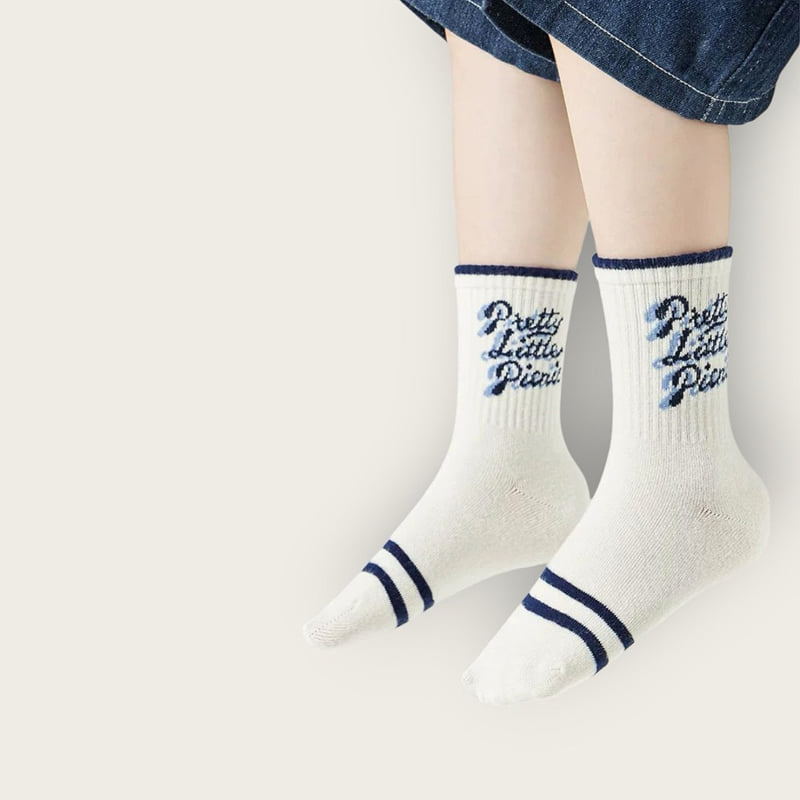 Dudie - Korean Children Fashion - #fashionkids - Blue Cherry Set (set of 5) - 7