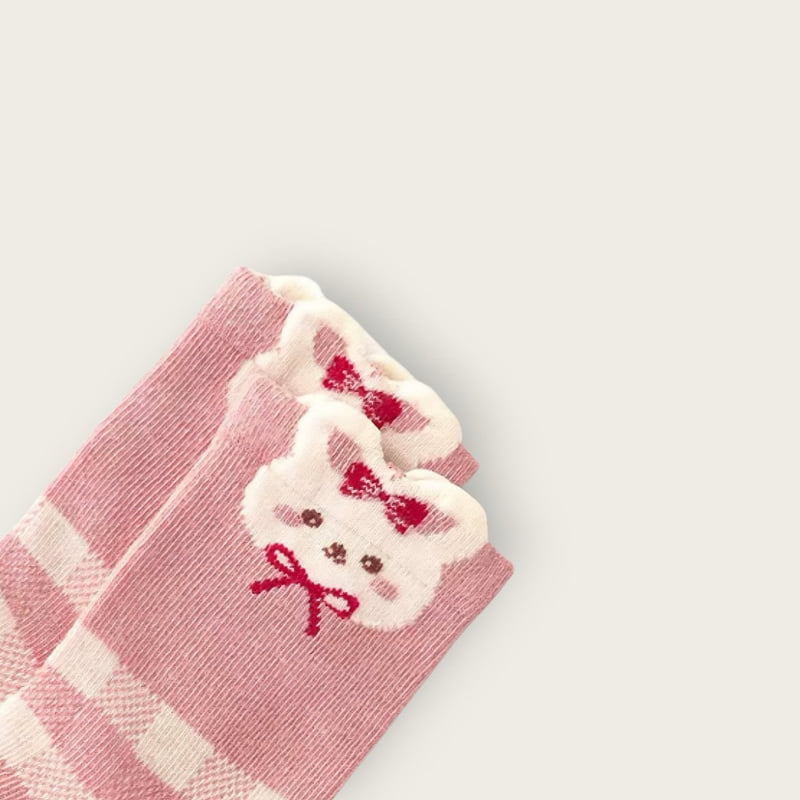 Dudie - Korean Children Fashion - #fashionkids - Cherry Bunny Set (set of 5) - 10