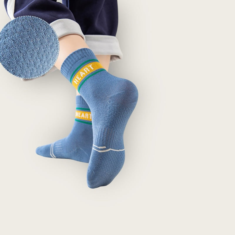 Dudie - Korean Children Fashion - #fashionkids - Heart Sports Set (set of 5) - 7