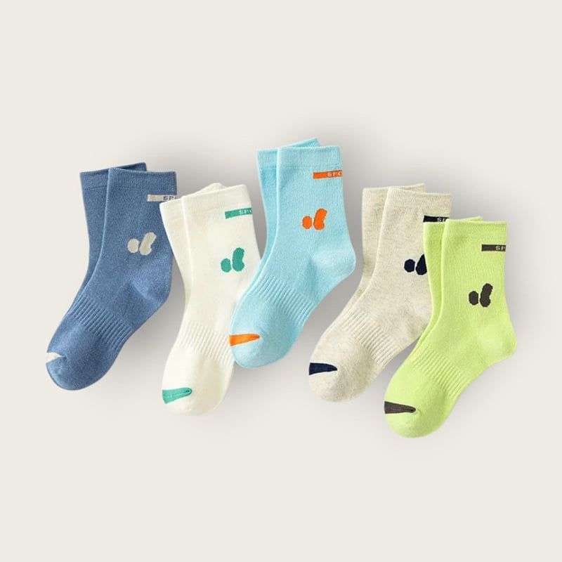 Dudie - Korean Children Fashion - #kidsshorts - K Sports Set (set of 5) - 3