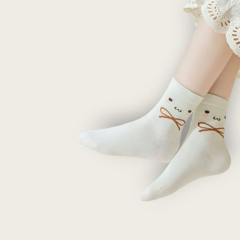 Dudie - Korean Children Fashion - #kidsshorts - Ribbon Eye Set (set of 5) - 10
