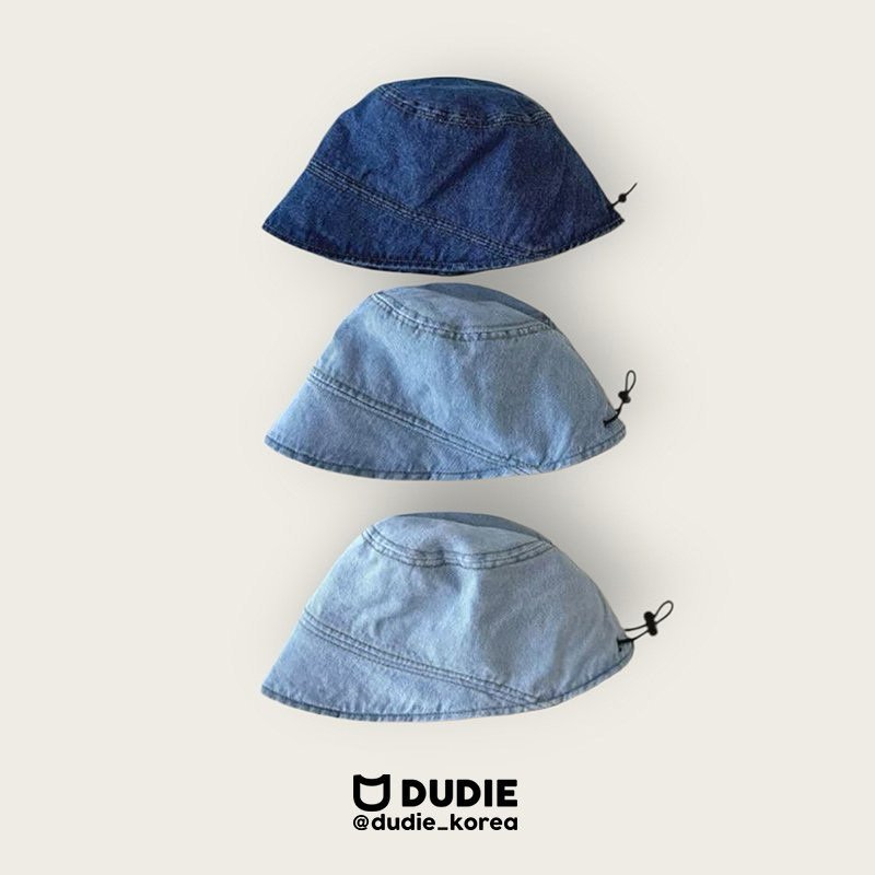Dudie - Korean Children Fashion - #kidsstore - Jean Bucket Hat
